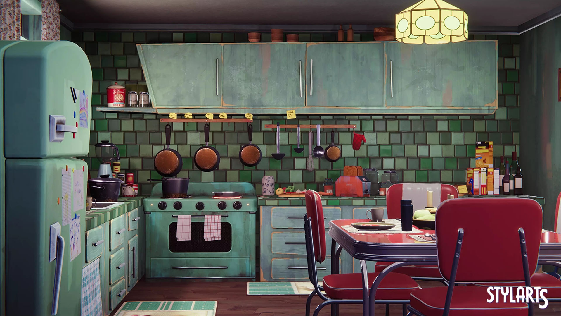 Stylized House Interior