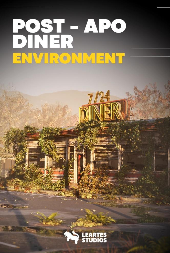 POST-APO AMERICAN DINER ENVIRONMENT