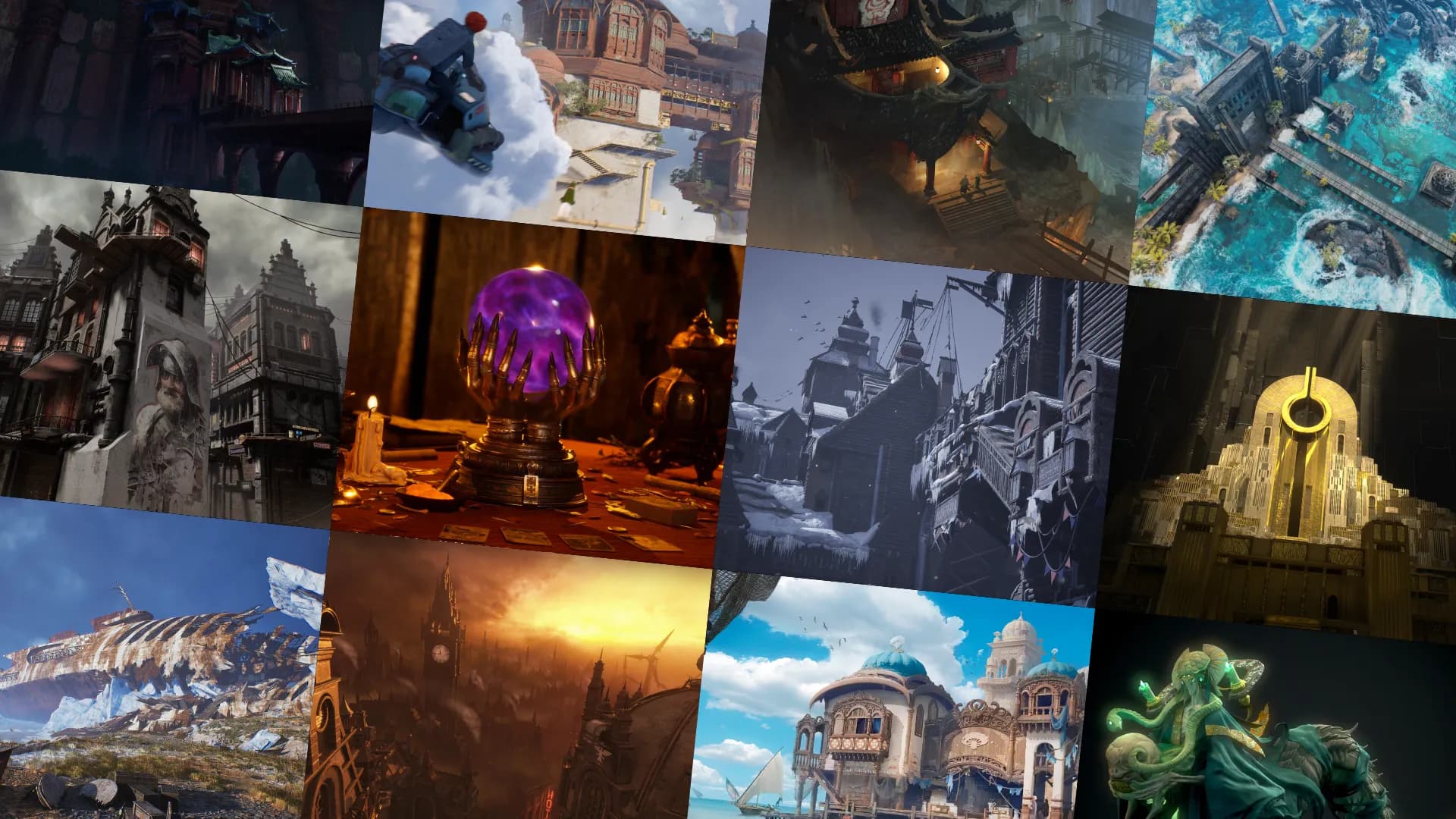 veiled realms background