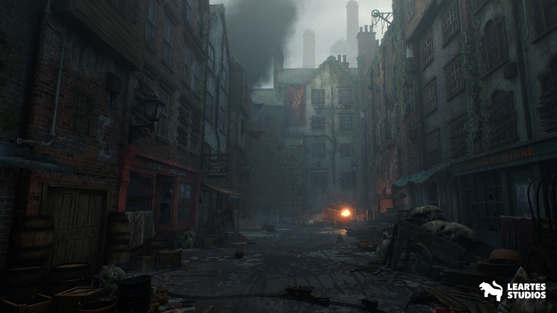 Victorian Decayed Alley Environment