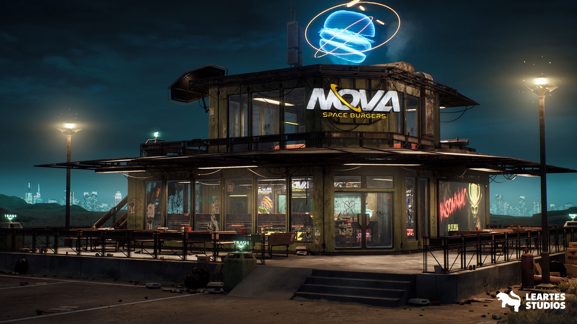 Nova Space Burgers Restaurant / Bar